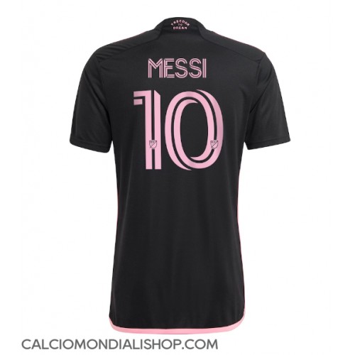 Maglie da calcio Inter Miami Lionel Messi #10 Seconda Maglia 2024-25 Manica Corta